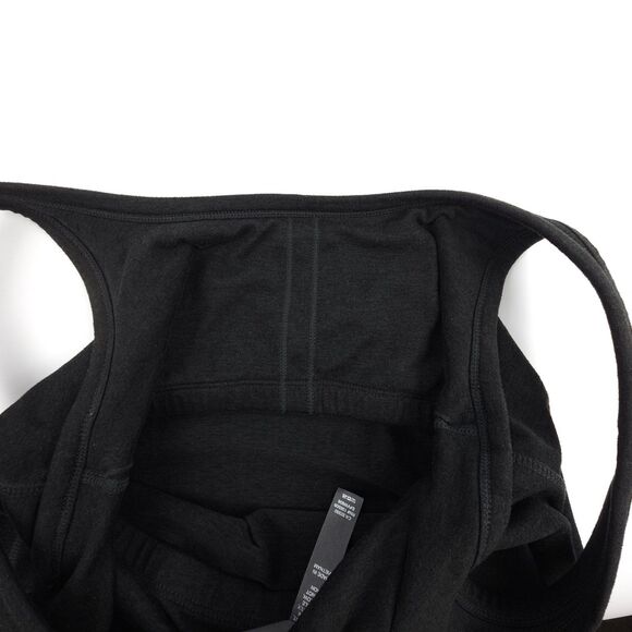 VUORI Halo Essential Midi Dress Black Heather Minimal Athleisure Lounge Knit - Picture 6 of 8